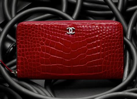 alligator wallet chanel|Alligator wallet Chanel Red .